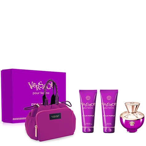 versace dylan purple gift set